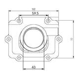 KIMPEX CARBURETOR ADAPTER MOUNTING FLANGE (3085735) - DRIVEN Canada's Powersports 7794222106933085735