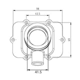 KIMPEX CARBURETOR ADAPTER MOUNTING FLANGE (420 - 667 - 078) - DRIVEN Canada's Powersports 779422252044420 - 667 - 078