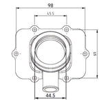 KIMPEX CARBURETOR ADAPTER MOUNTING FLANGE (420 - 867 - 882) - DRIVEN Canada's Powersports 8779422252013420 - 867 - 882