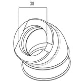 KIMPEX CARBURETOR ADAPTER MOUNTING FLANGE (570 - 025 - 400) - DRIVEN Canada's Powersports 779422210624570 - 025 - 400