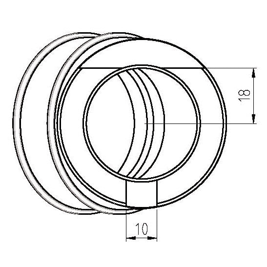 KIMPEX CARBURETOR ADAPTER MOUNTING FLANGE (570 - 025 - 400) - DRIVEN Canada's Powersports 779422210624570 - 025 - 400