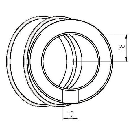 KIMPEX CARBURETOR ADAPTER MOUNTING FLANGE (570 - 025 - 400) - DRIVEN Canada's Powersports 779422210624570 - 025 - 400