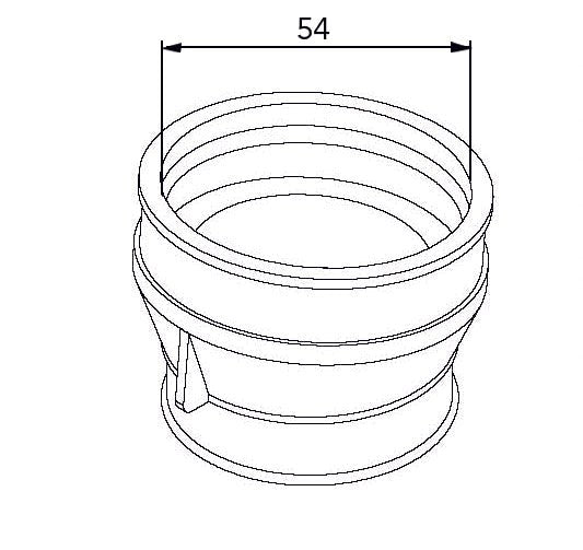 KIMPEX CARBURETOR ADAPTER MOUNTING FLANGE (570 - 048 - 100) - DRIVEN Canada's Powersports 779422210808570 - 048 - 100