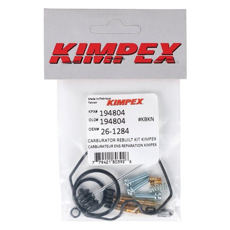 KIMPEX CARBURETOR REPAIR KIT (26 - 1284) - DRIVEN Canada's Powersports 77942180392626 - 1284