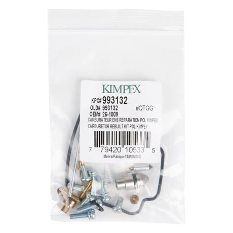 KIMPEX CARBURETOR REPAIR KIT (26 - 1009) - DRIVEN Canada's Powersports 77942010533526 - 1009