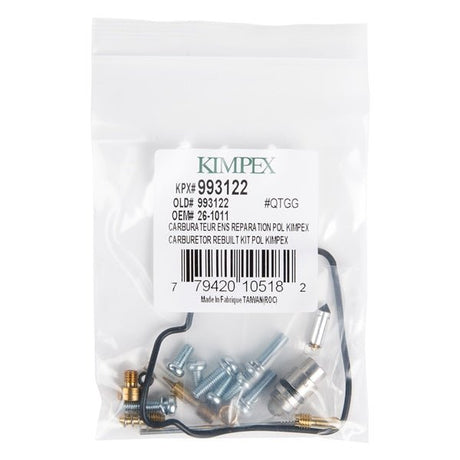KIMPEX CARBURETOR REPAIR KIT (26 - 1011) - DRIVEN Canada's Powersports 77942010518226 - 1011