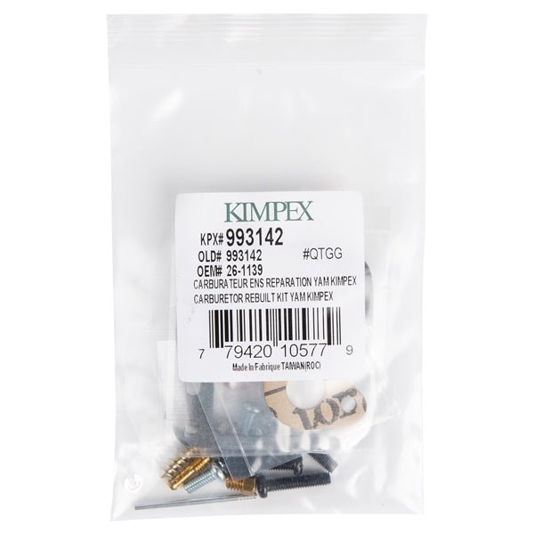 KIMPEX CARBURETOR REPAIR KIT (26 - 1139) - DRIVEN Canada's Powersports 77942010577926 - 1139