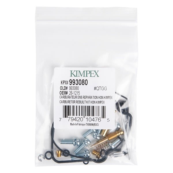 KIMPEX CARBURETOR REPAIR KIT (26 - 1215) - DRIVEN Canada's Powersports 77942010476526 - 1215
