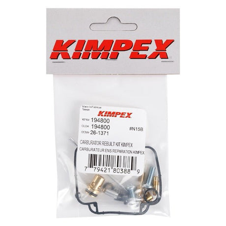 KIMPEX CARBURETOR REPAIR KIT (26 - 1371) - DRIVEN Canada's Powersports 77942180388926 - 1371