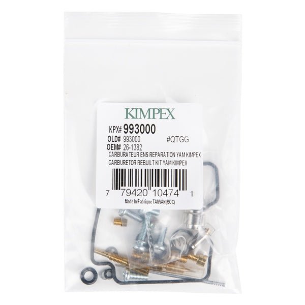 KIMPEX CARBURETOR REPAIR KIT (26 - 1382) - DRIVEN Canada's Powersports 77942010474126 - 1382
