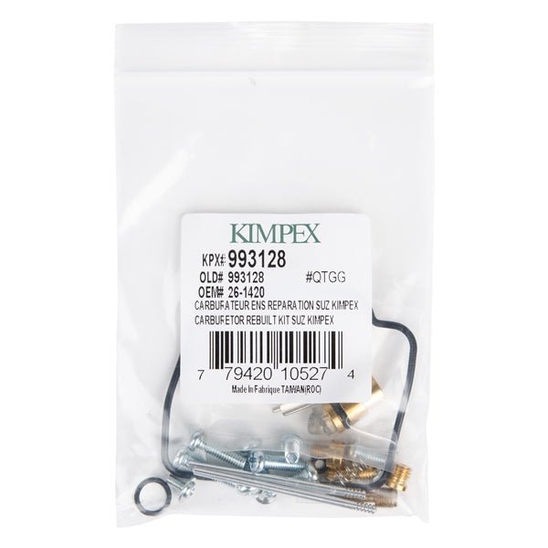 KIMPEX CARBURETOR REPAIR KIT (26 - 1420) - DRIVEN Canada's Powersports 77942010527426 - 1420