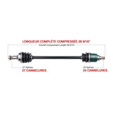 KIMPEX COMPLETE AXLE (ARC - 7011K) - DRIVEN Canada's Powersports 7794232923844ARC - 7011K