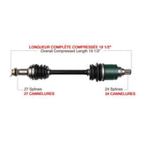KIMPEX COMPLETE AXLE (ARC - 7020K) - DRIVEN Canada's Powersports 7794232922922ARC - 7020K