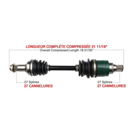 KIMPEX COMPLETE AXLE (ARC - 7021K) - DRIVEN Canada's Powersports 416287416287ARC - 7021K