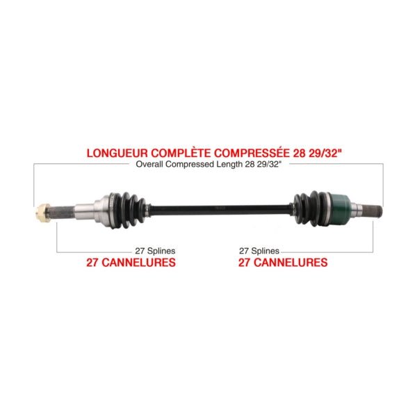 KIMPEX COMPLETE AXLE (YAM - 7030K) - DRIVEN Canada's Powersports 7794232923533YAM - 7030K