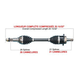 KIMPEX COMPLETE HD AXLE (CAN - 6002HDK) - DRIVEN Canada's Powersports CAN - 6002HDKCAN - 6002HDK