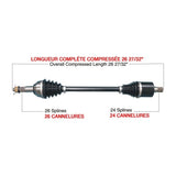 KIMPEX COMPLETE HD AXLE (CAN - 6008HDK) - DRIVEN Canada's Powersports CAN - 6008HDKCAN - 6008HDK
