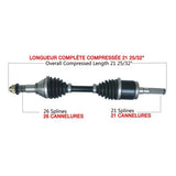 KIMPEX COMPLETE HD AXLE (CAN - 6021HDK) - DRIVEN Canada's Powersports CAN - 6021HDKCAN - 6021HDK