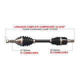KIMPEX COMPLETE HD AXLE (HON - 6009HDK) - DRIVEN Canada's Powersports HON - 6009HDKHON - 6009HDK