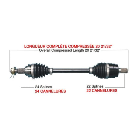 KIMPEX COMPLETE HD AXLE (HON - 6011HDK) - DRIVEN Canada's Powersports HON - 6011HDKHON - 6011HDK
