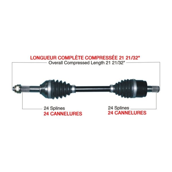KIMPEX COMPLETE HD AXLE (KAW - 6002HDK) - DRIVEN Canada's Powersports KAW - 6002HDKKAW - 6002HDK