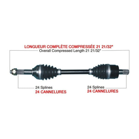 KIMPEX COMPLETE HD AXLE (KAW - 6002HDK) - DRIVEN Canada's Powersports KAW - 6002HDKKAW - 6002HDK