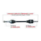 KIMPEX COMPLETE HD AXLE (KAW - 6007HDK) - DRIVEN Canada's Powersports KAW - 6007HDKKAW - 6007HDK