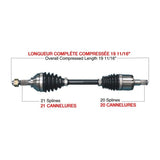 KIMPEX COMPLETE HD AXLE (KAW - 6009HDK) - DRIVEN Canada's Powersports KAW - 6009HDKKAW - 6009HDK