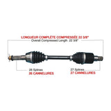 KIMPEX COMPLETE HD AXLE (POL - 6011HDK) - DRIVEN Canada's Powersports 416506416506POL - 6011HDK