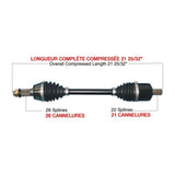 KIMPEX COMPLETE HD AXLE (POL - 6015HDK) - DRIVEN Canada's Powersports POL - 6015HDKPOL - 6015HDK