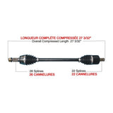 KIMPEX COMPLETE HD AXLE (POL - 6023HDK) - DRIVEN Canada's Powersports POL - 6023HDKPOL - 6023HDK
