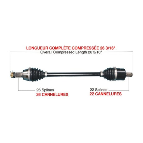 KIMPEX COMPLETE HD AXLE (POL - 6026HDK) - DRIVEN Canada's Powersports 416514416514POL - 6026HDK