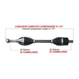 KIMPEX COMPLETE HD AXLE (POL - 6027HDK) - DRIVEN Canada's Powersports POL - 6027HDKPOL - 6027HDK