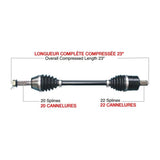 KIMPEX COMPLETE HD AXLE (POL - 6037HDK) - DRIVEN Canada's Powersports POL - 6037HDKPOL - 6037HDK