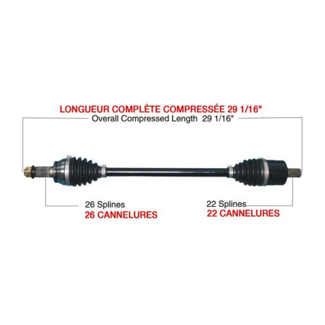 KIMPEX COMPLETE HD AXLE (POL - 6038HDK) - DRIVEN Canada's Powersports POL - 6038HDKPOL - 6038HDK