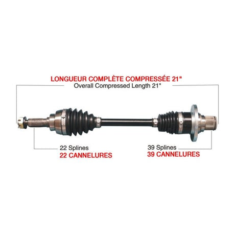 KIMPEX COMPLETE HD AXLE (SUZ - 6004HDK) - DRIVEN Canada's Powersports SUZ - 6004HDKSUZ - 6004HDK