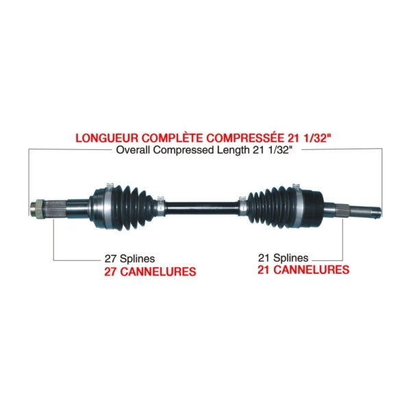 KIMPEX COMPLETE HD AXLE (YAM - 6003HDK) - DRIVEN Canada's Powersports YAM - 6003HDKYAM - 6003HDK