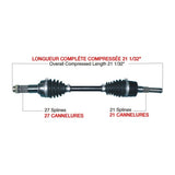 KIMPEX COMPLETE HD AXLE (YAM - 6003HDK) - DRIVEN Canada's Powersports YAM - 6003HDKYAM - 6003HDK