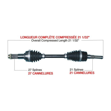 KIMPEX COMPLETE HD AXLE (YAM - 6003HDK) - DRIVEN Canada's Powersports YAM - 6003HDKYAM - 6003HDK