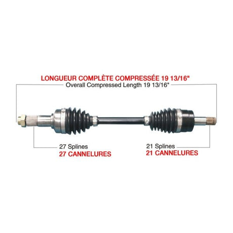 KIMPEX COMPLETE HD AXLE (YAM - 6016HDK) - DRIVEN Canada's Powersports YAM - 6016HDKYAM - 6016HDK