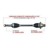 KIMPEX COMPLETE HD AXLE (YAM - 6023HDK) - DRIVEN Canada's Powersports YAM - 6023HDKYAM - 6023HDK