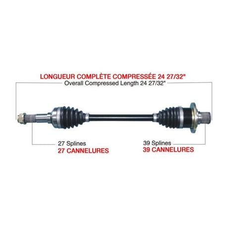 KIMPEX COMPLETE HD AXLE (YAM - 6024HDK) - DRIVEN Canada's Powersports YAM - 6024HDKYAM - 6024HDK