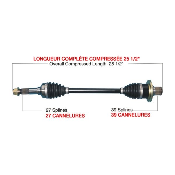 KIMPEX COMPLETE HD AXLE (YAM - 6026HDK) - DRIVEN Canada's Powersports YAM - 6026HDKYAM - 6026HDK