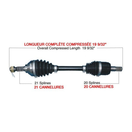 KIMPEX COMPLETE HD AXLE (KAW - 6010HDK) - DRIVEN Canada's Powersports KAW - 6010HDKKAW - 6010HDK