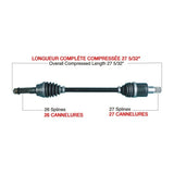 KIMPEX COMPLETE HD AXLE (POL - 6031HDK) - DRIVEN Canada's Powersports POL - 6031HDKPOL - 6031HDK