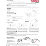 KIMPEX CONNECT MOUNTING BASES FOR SNOWMOBILE ACCESSORIES (402200) - DRIVEN Canada's Powersports 779421895631402200