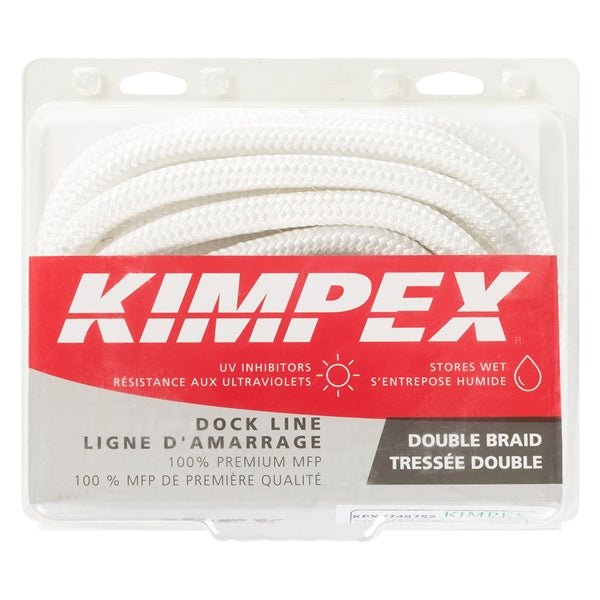 KIMPEX DOUBLE BRAIDED DOCK LINE - DRIVEN Canada's Powersports 779421504977748950