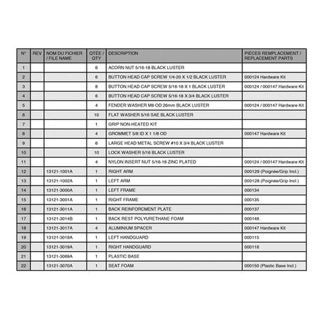KIMPEX PASSENGER SEAT (000123) - DRIVEN Canada's Powersports 779421654429000123