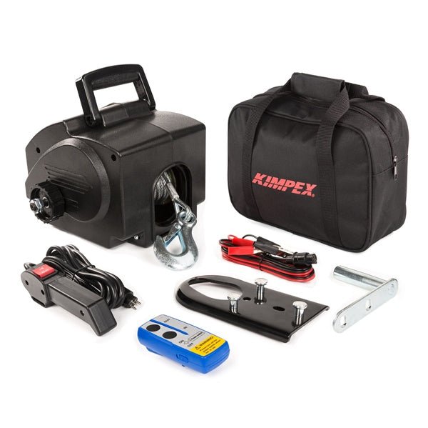 KIMPEX PORTABLE ELECTRIC WINCH (258024) - DRIVEN Canada's Powersports 779421607470258024