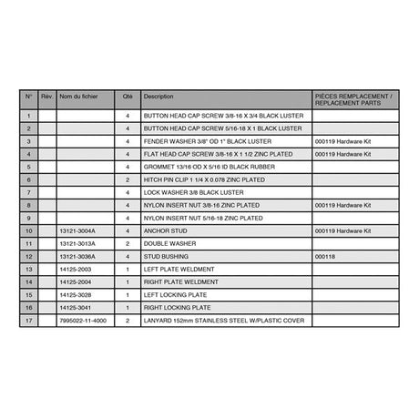 KIMPEX SEAT MOUNT (000314) - DRIVEN Canada's Powersports 779423441690000314